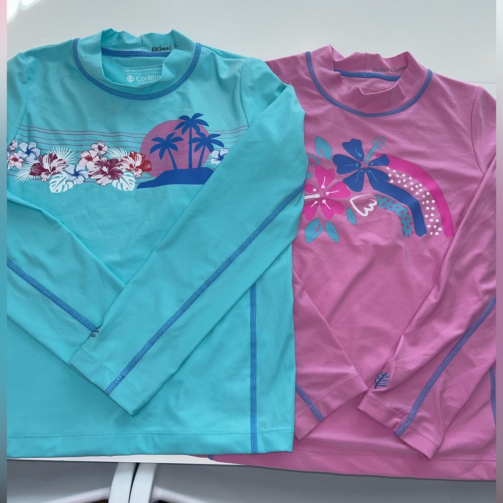 Coolibar youth swim tops